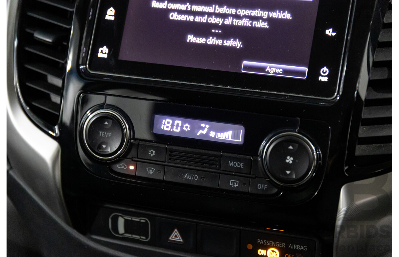 04/2018 Mitsubishi Triton GLX Plus (4x4) MQ MY18 Dual Cab Utility Solid White Turbo Diesel 2.4L