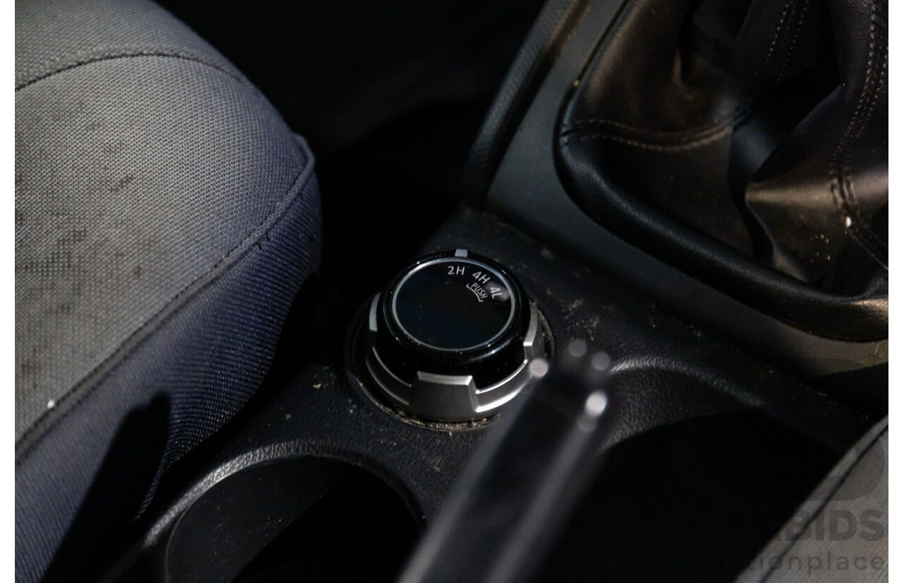 04/2018 Mitsubishi Triton GLX Plus (4x4) MQ MY18 Dual Cab Utility Solid White Turbo Diesel 2.4L