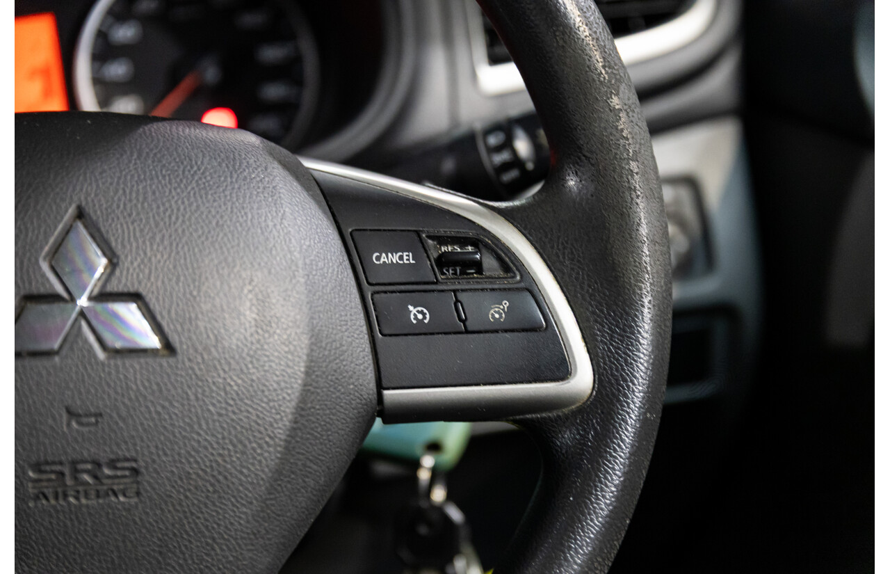 04/2018 Mitsubishi Triton GLX Plus (4x4) MQ MY18 Dual Cab Utility Solid White Turbo Diesel 2.4L