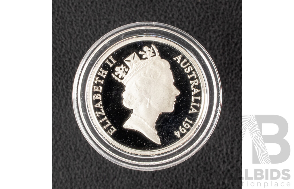 Australian 1994 Silver One Dollar Coin, Sydney Coin Fair Issue