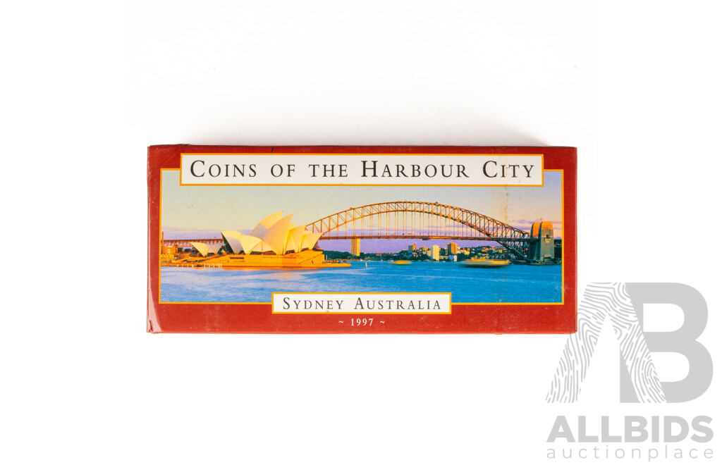 Two Australian 1997 Australian Proof Ten Dollars, Coins of the Harbour City Proof. 