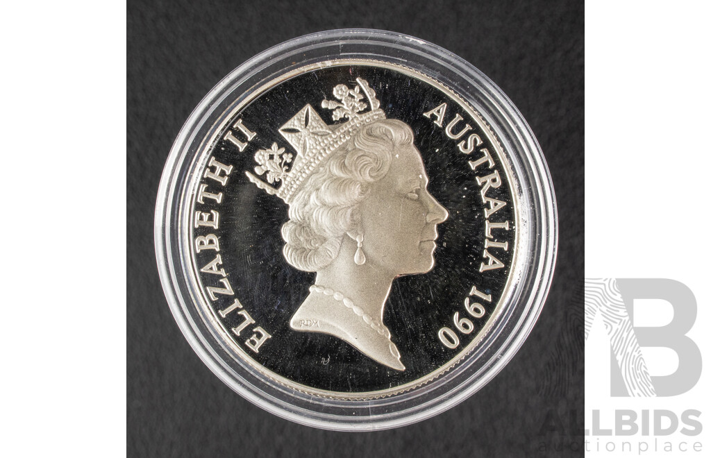 Australian RAM 1990 Proof Silver Ten Dollar Coin, State Seies, Western Australia.