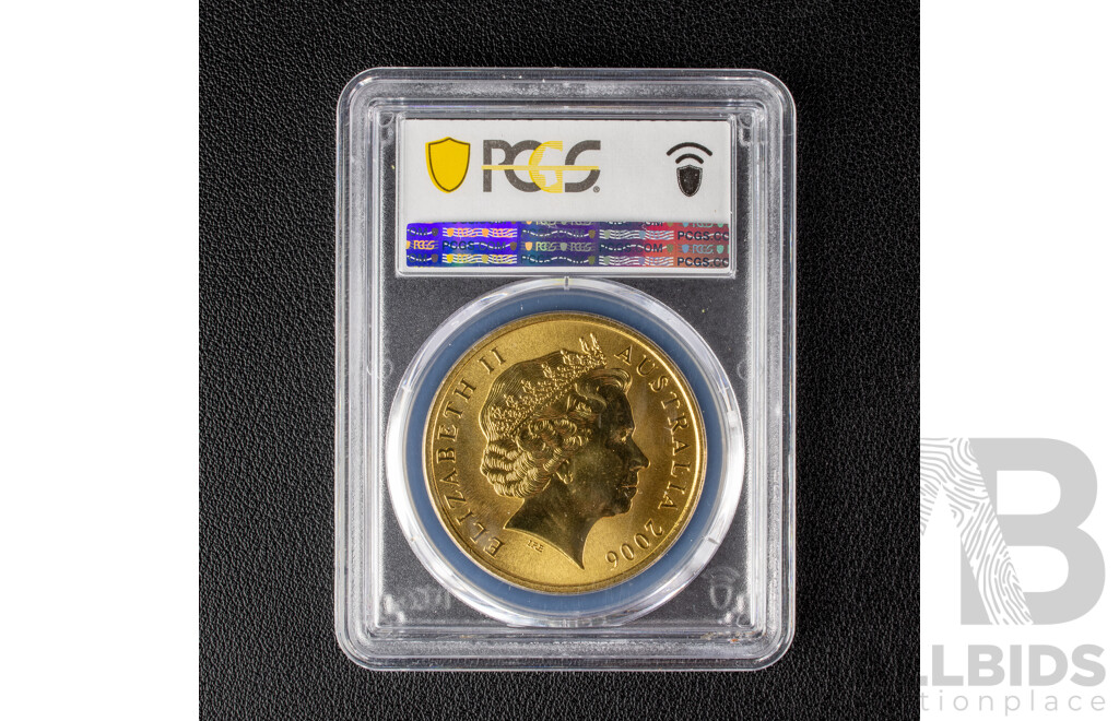 Australian RAM 2006 FIve Dollar, Queens Baton Relay $5 PCGS MS68 GEM