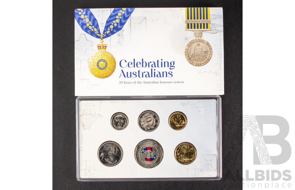 Australian 2025 Six UNC Coin Year Set, Celebrating Australians 