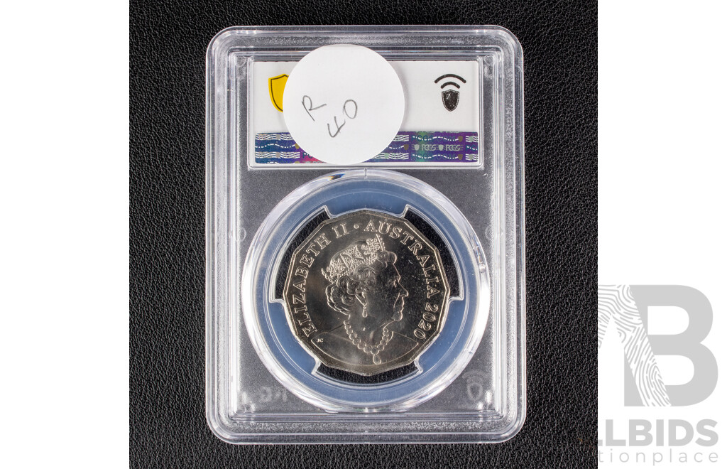 Australian RAM 2020 RAM Fifty Cent Coin Ford BF Falcon PCGS MS68 Gem 40