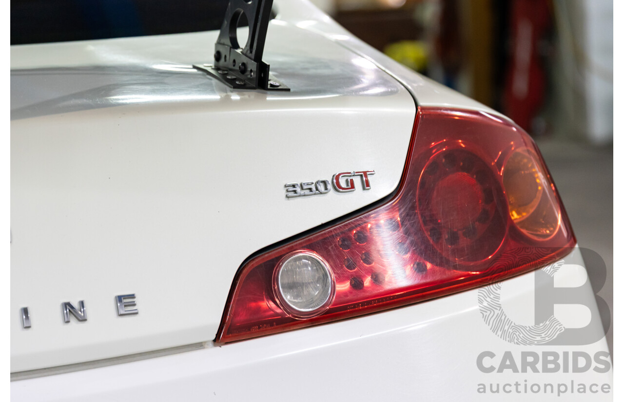 01/2003 Nissan Skyline 350GT V35 2d Coupe Ivory Pearl V6 3.5L - Import 6/16