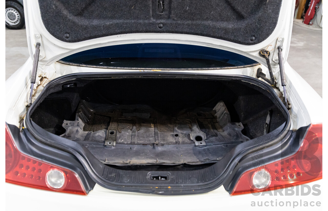 01/2003 Nissan Skyline 350GT V35 2d Coupe Ivory Pearl V6 3.5L - Import 6/16