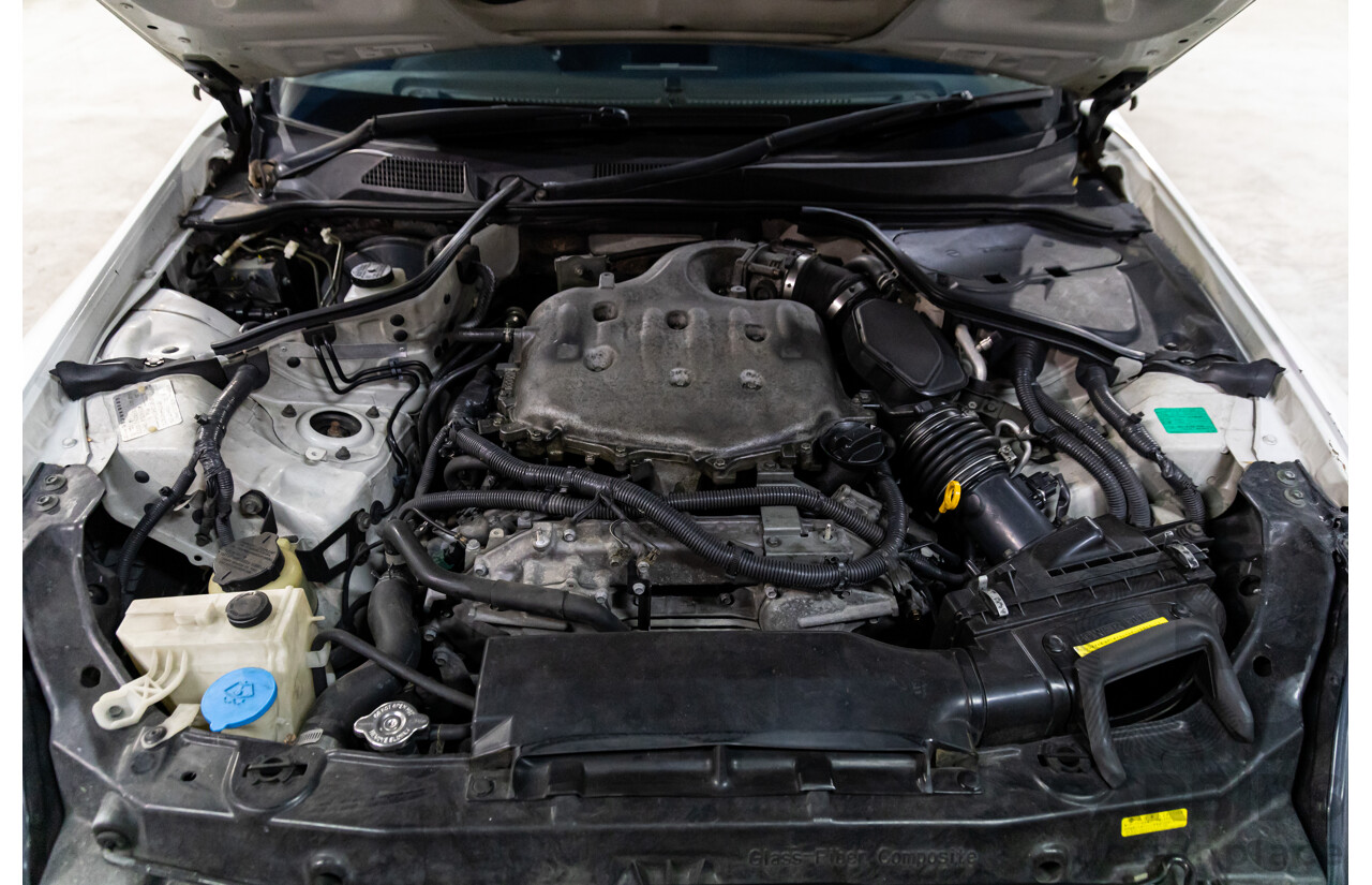 01/2003 Nissan Skyline 350GT V35 2d Coupe Ivory Pearl V6 3.5L - Import 6/16