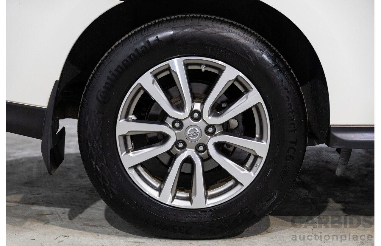 10/2015 Nissan Pathfinder ST (4x2) R52 4d Wagon Ivory White Pearl V6 3.5L - 7 Seater