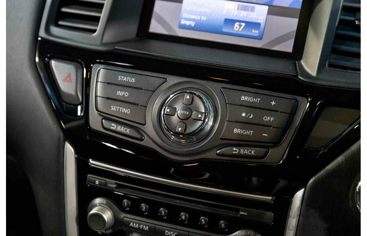 10/2015 Nissan Pathfinder ST (4x2) R52 4d Wagon Ivory White Pearl V6 3.5L - 7 Seater