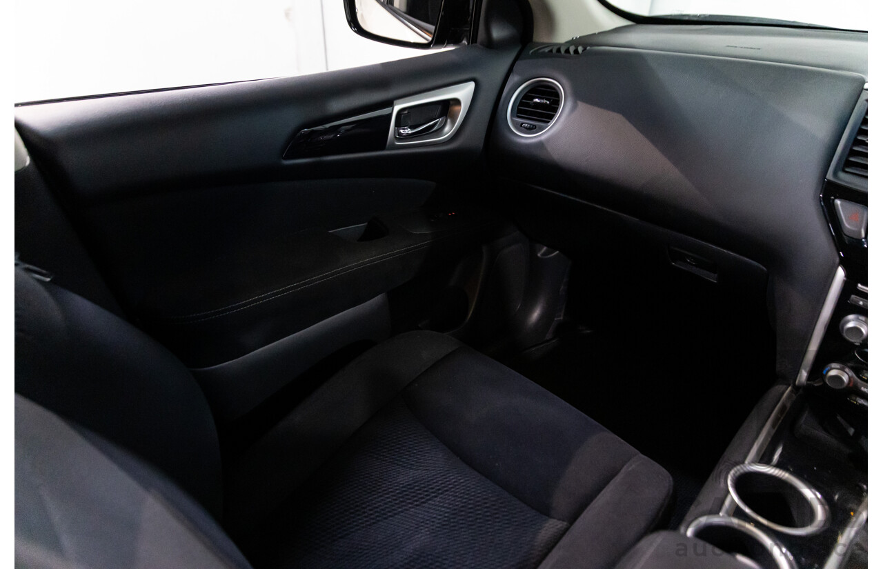 10/2015 Nissan Pathfinder ST (4x2) R52 4d Wagon Ivory White Pearl V6 3.5L - 7 Seater