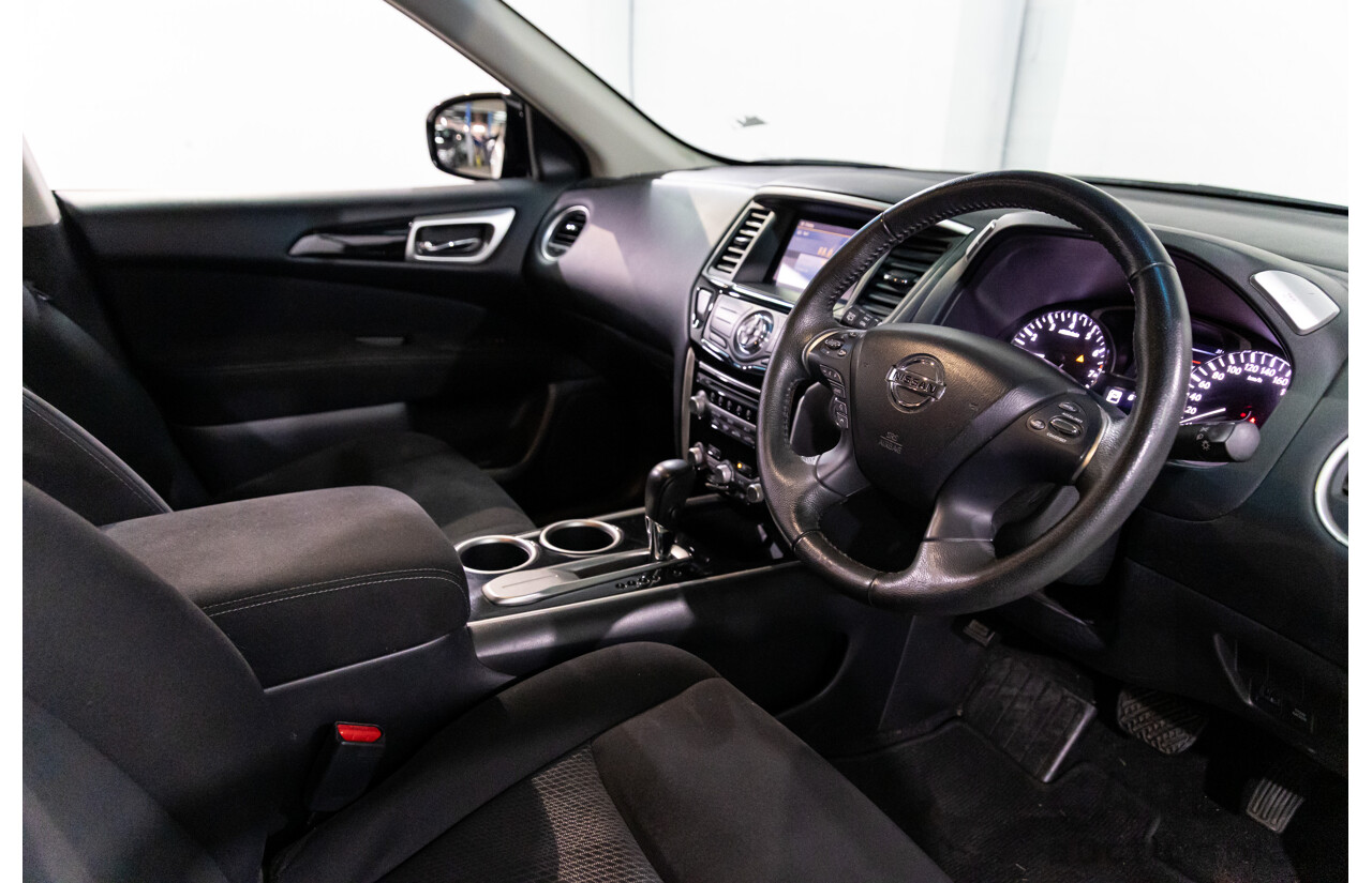 10/2015 Nissan Pathfinder ST (4x2) R52 4d Wagon Ivory White Pearl V6 3.5L - 7 Seater