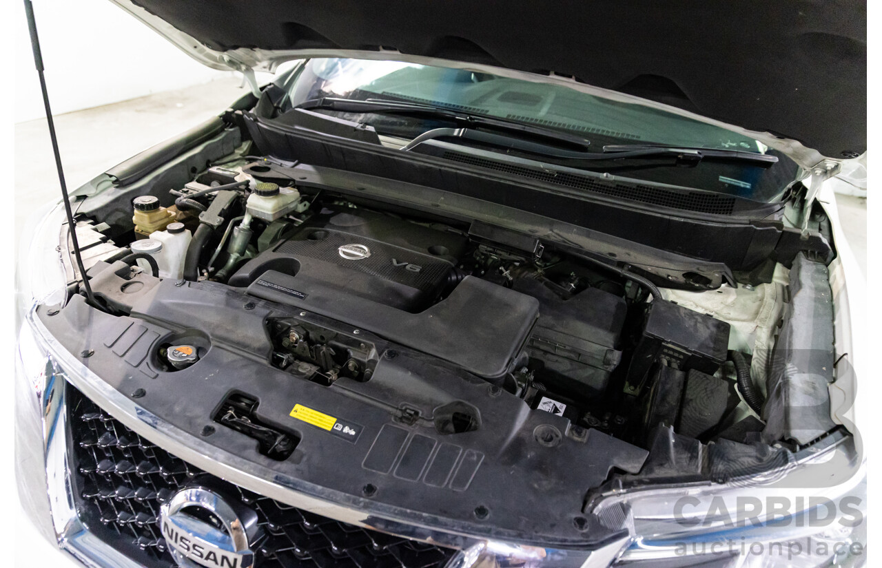 10/2015 Nissan Pathfinder ST (4x2) R52 4d Wagon Ivory White Pearl V6 3.5L - 7 Seater