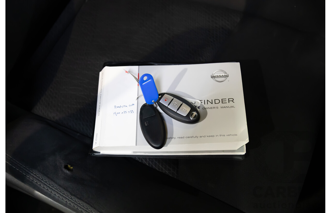 10/2015 Nissan Pathfinder ST (4x2) R52 4d Wagon Ivory White Pearl V6 3.5L - 7 Seater