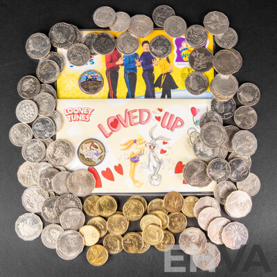 Australian Collectable Coins Including Fifty Cents, 2001 South Australia, NSW, Federation, 2000 Royal Visit, 2000 Milleniumn, 2010 Australia Day, Twenty Cents 2011 Volunteers, 2001 Federations, 1995 UN, 2010 Taxation Office..........