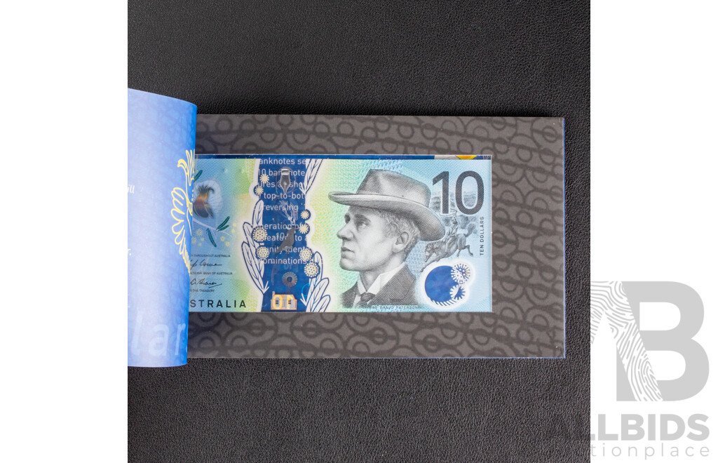 Three Australian 2017 Ten Dollar Next Generation Bank Notes, Lowe/Fraser, Consecutive BB10629755 - BB10629757