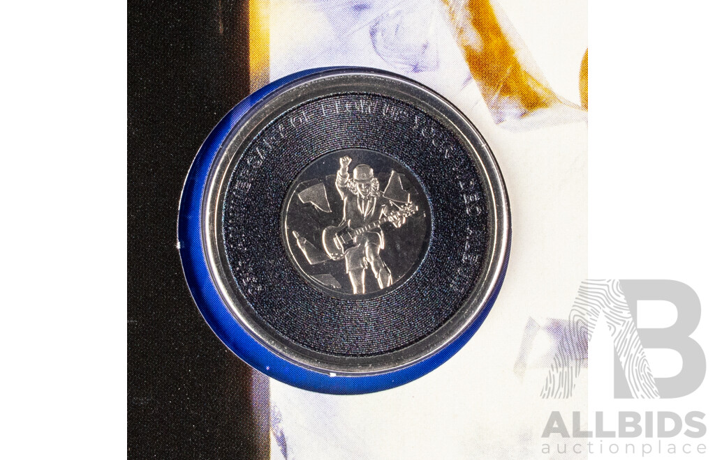 Two Australian 2022 AC/DC PNCs, Flick of the Switch and Blow Up Your Video