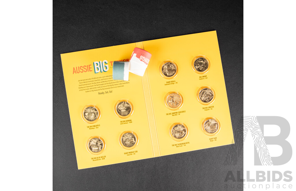 Australian RAM 2023 Ten UNC One Dollar Coin Set, Aussie Big Things