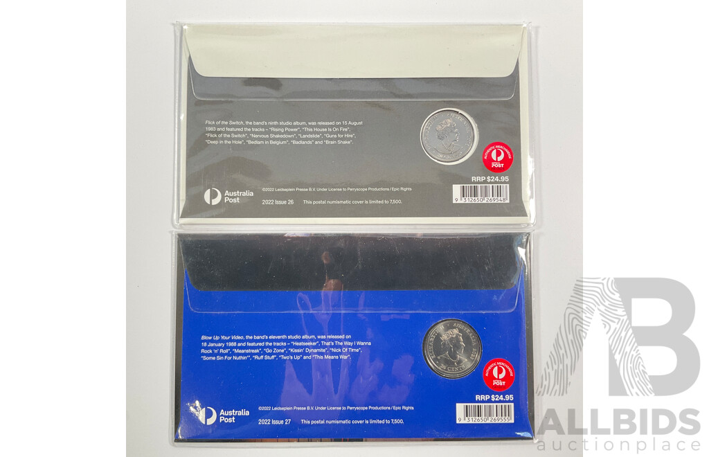 Two Australian 2022 PNCs, AC/DC Flick of the Switch and Blow Up Your Video