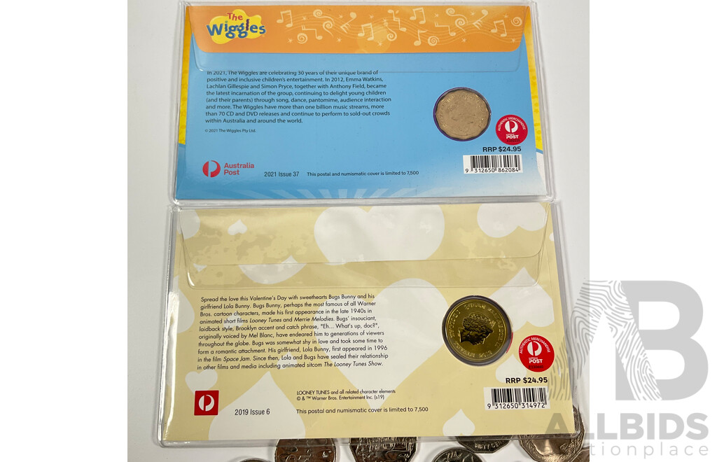 Australian Collectable Coins Including Fifty Cents, 2001 South Australia, NSW, Federation, 2000 Royal Visit, 2000 Milleniumn, 2010 Australia Day, Twenty Cents 2011 Volunteers, 2001 Federations, 1995 UN, 2010 Taxation Office..........