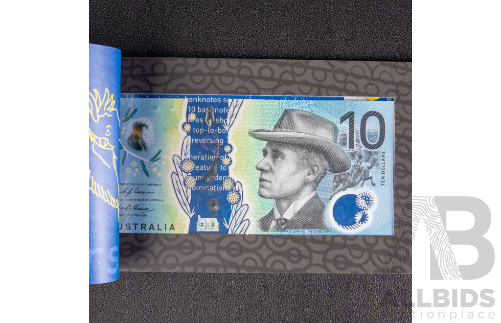 Three Australian RBA 2017 Next Generation Ten Dollar Notes, Lowe/Fraser Consecutive BF170629781 - BF170629783