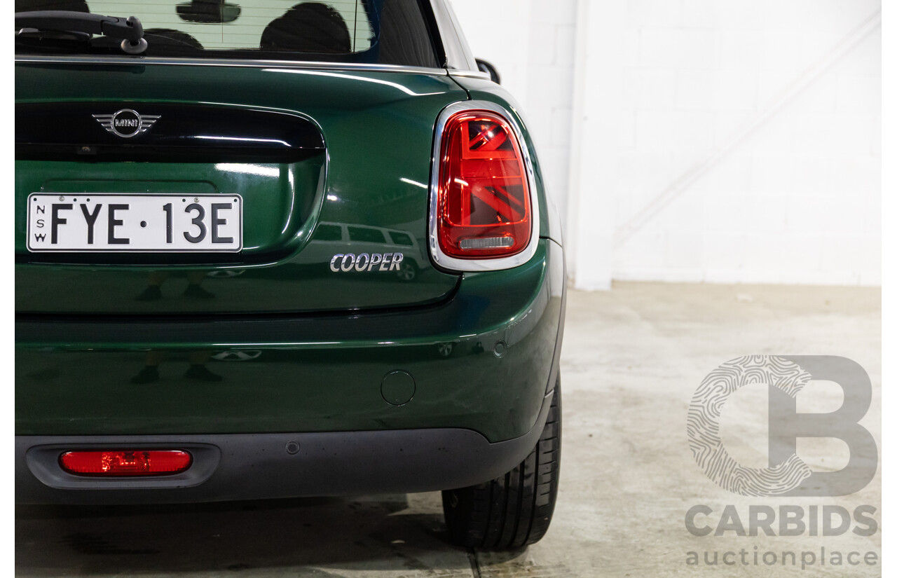 04/2019 Mini Cooper Hatch 5d (FWD) F55 Update 5d Hatchback British Racing Green Metallic Turbo 1.5L