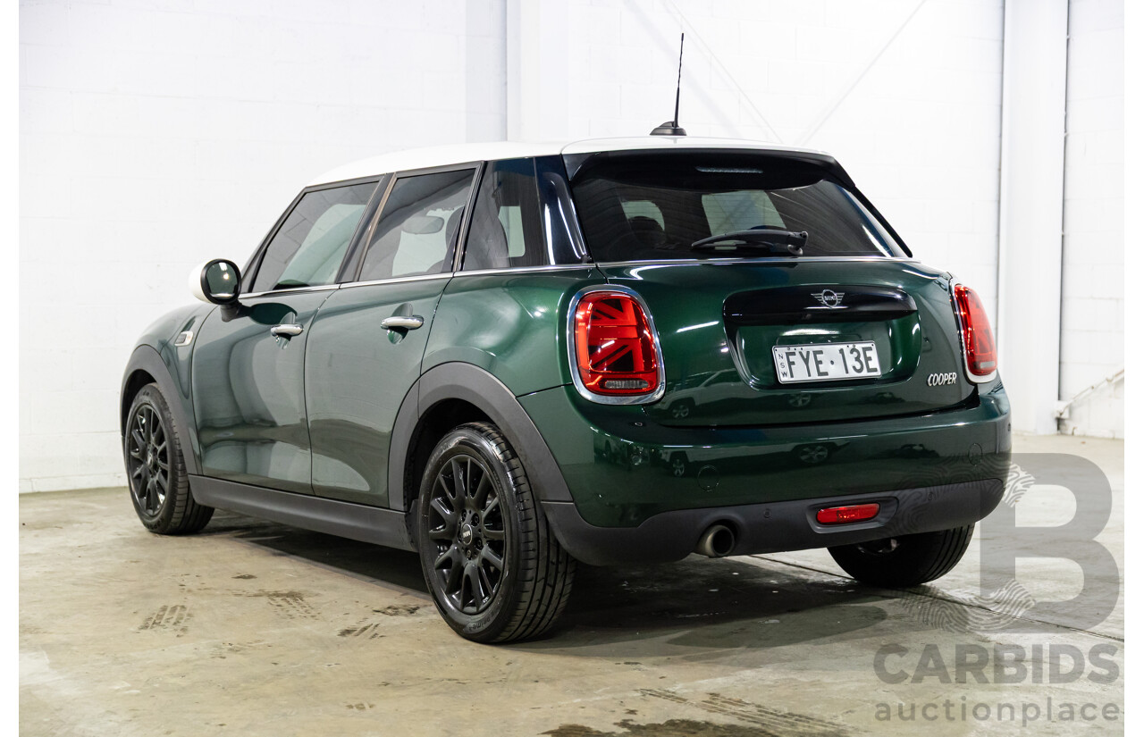 04/2019 Mini Cooper Hatch 5d (FWD) F55 Update 5d Hatchback British Racing Green Metallic Turbo 1.5L