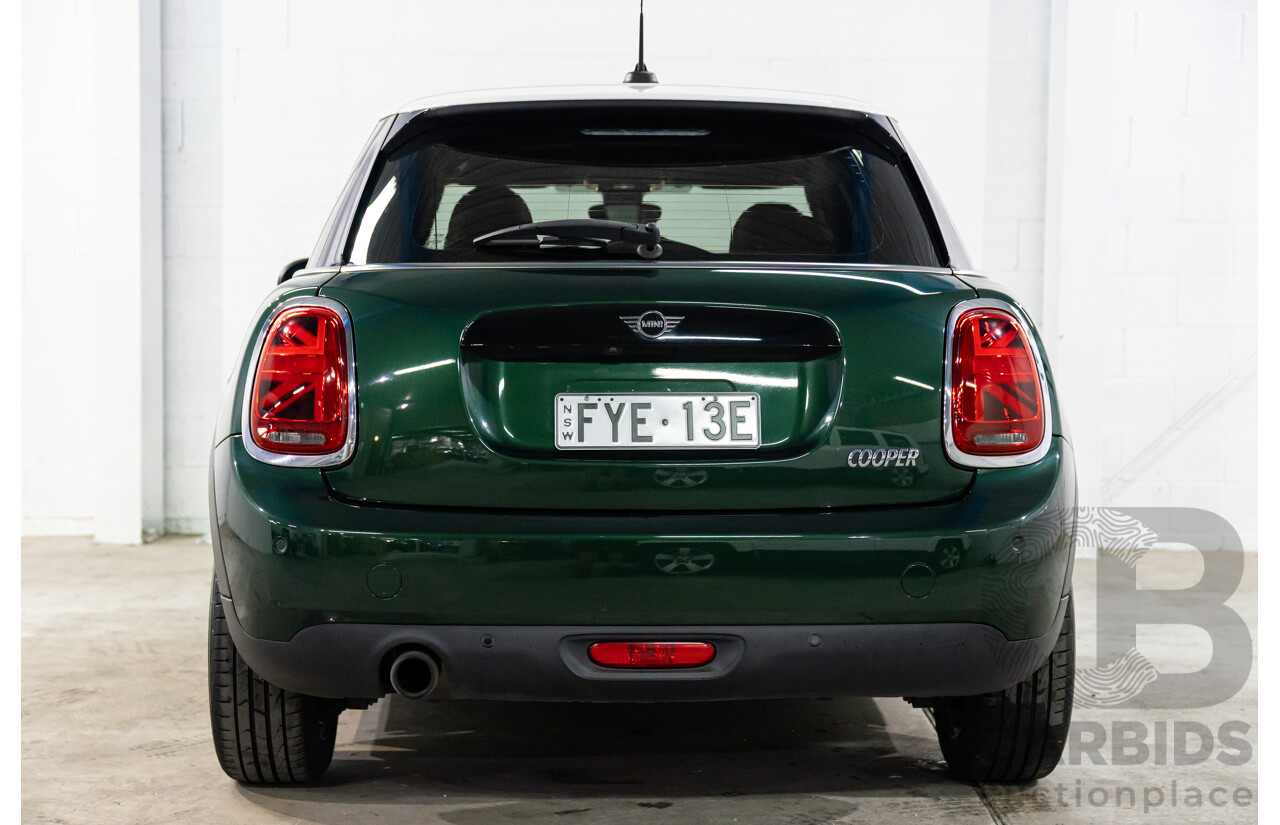 04/2019 Mini Cooper Hatch 5d (FWD) F55 Update 5d Hatchback British Racing Green Metallic Turbo 1.5L