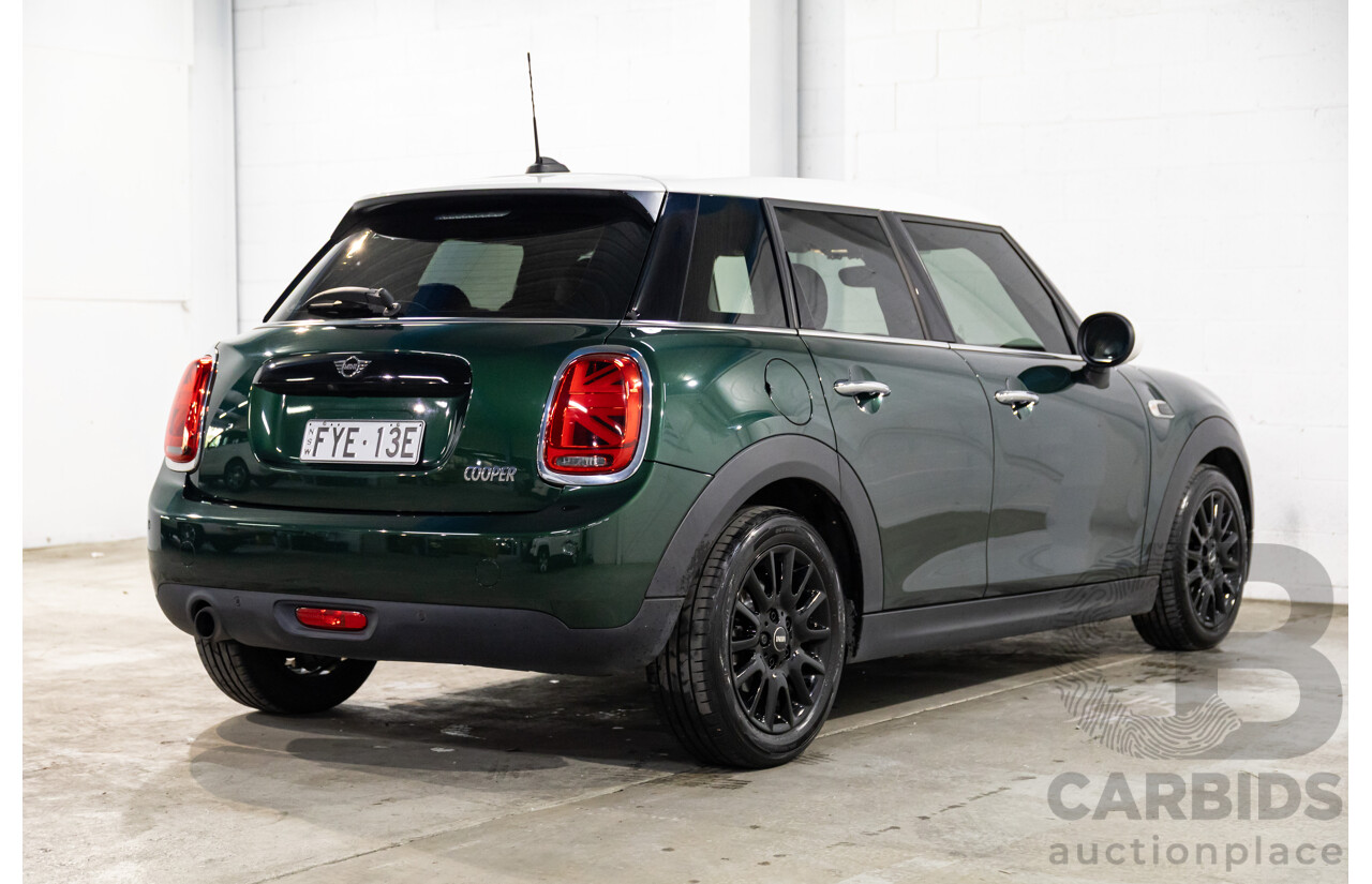 04/2019 Mini Cooper Hatch 5d (FWD) F55 Update 5d Hatchback British Racing Green Metallic Turbo 1.5L