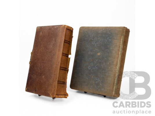Two Antique Photo Albums