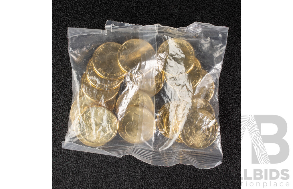 Twenty Australian 2025 UNC Commemorative One Dollar Coins, Aussie Big Things