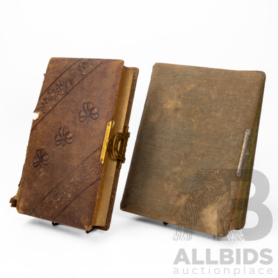 Two Antique Photo Albums