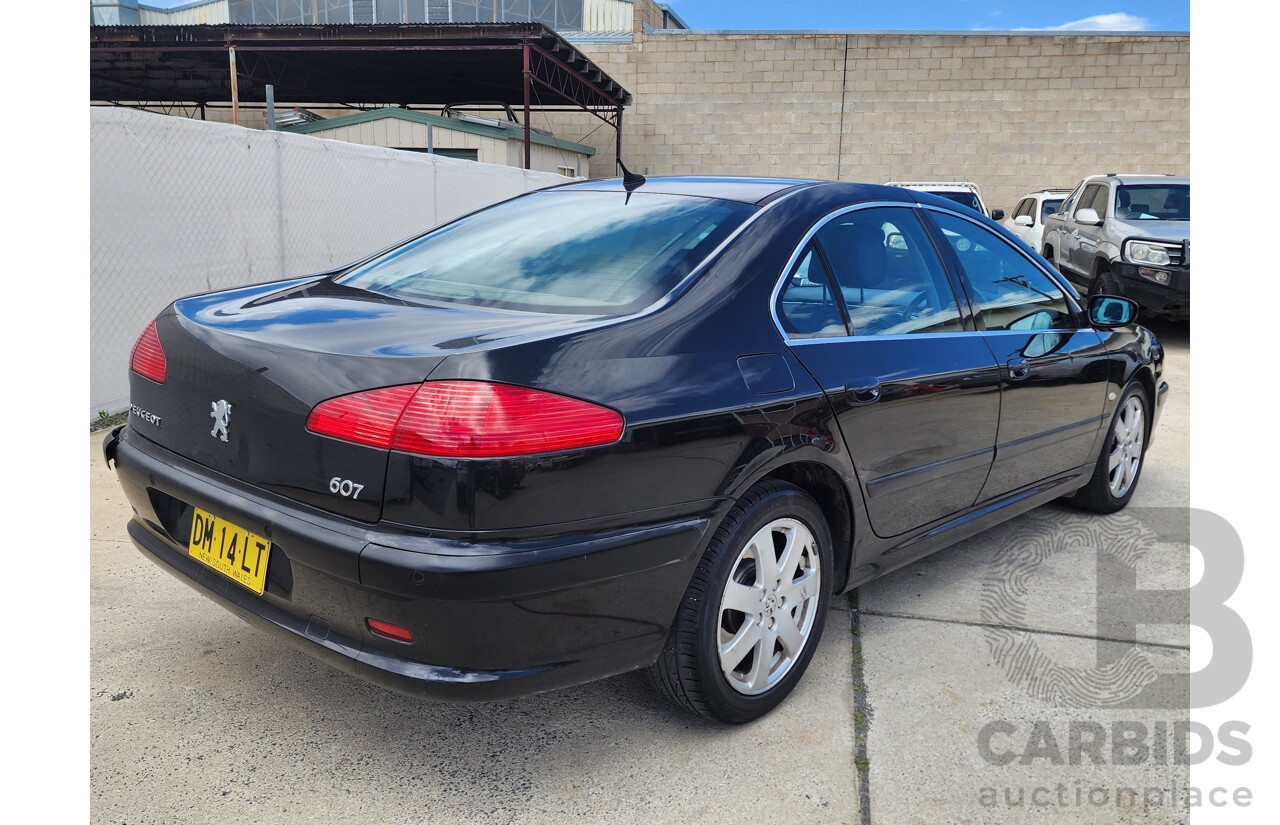 1/2005 Peugeot 607 4d Sedan Black 2.9L