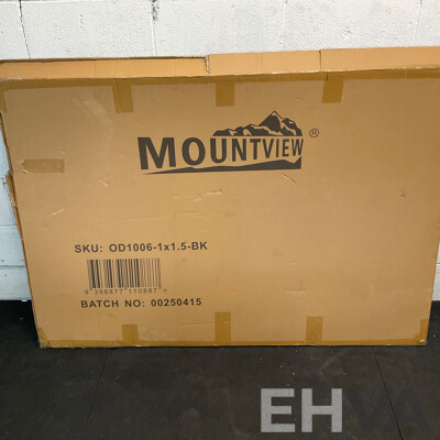 Mixed Lot - Mountview OD1006 Black 1x1.5M Conapy & Assorted House/Garage Cleaning Items and Repairs Parts