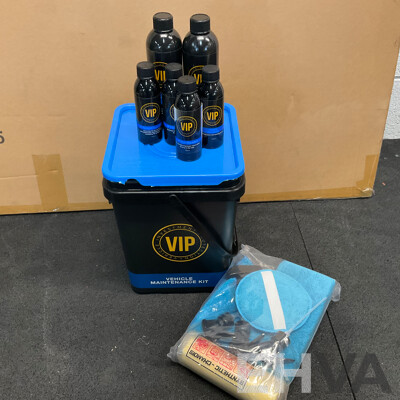 Mixed Lot - Mountview OD1006 Black 1x1.5M Conapy & Assorted House/Garage Cleaning Items and Repairs Parts