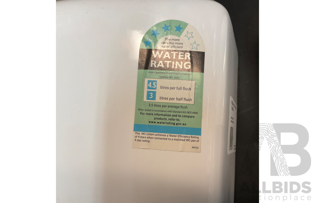 Caroma Regal II 3L Dual Flush Close Coupled Cistern 726200W
