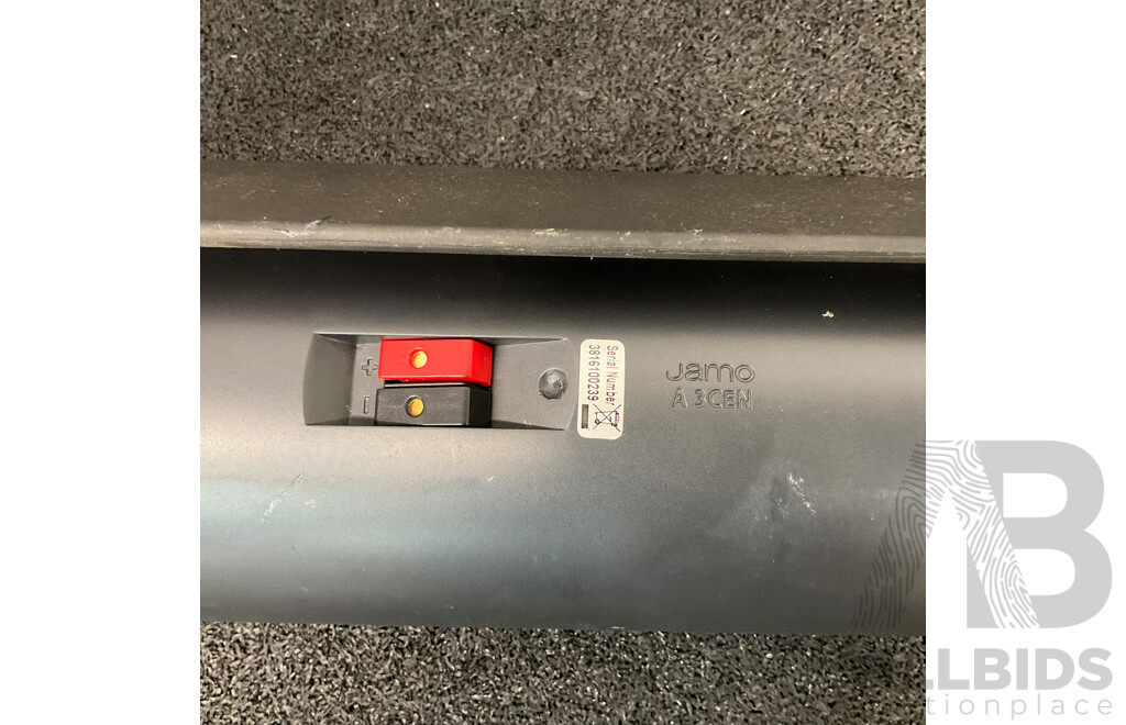 Yamaha HTR-5760 Natural Sound AV Receiver & Jamo a 3Cen Center Speaker with Surround Speakers & Jensen X-7 2 Way 180 Watt Speaker