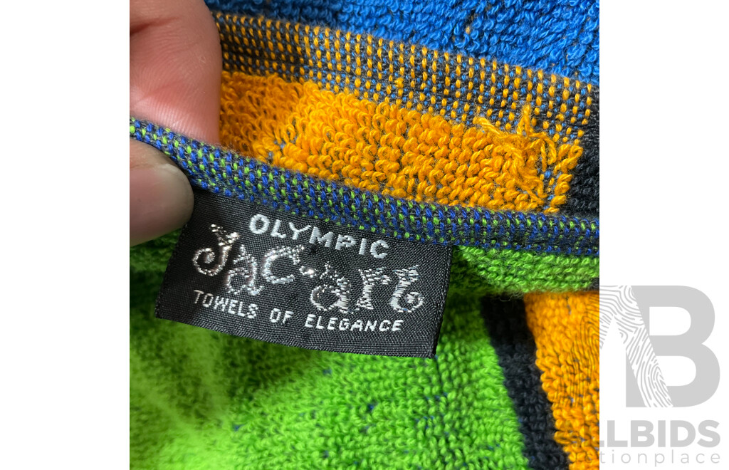 Vintage Australian Made Beach and Bath Towels - Lot of 3