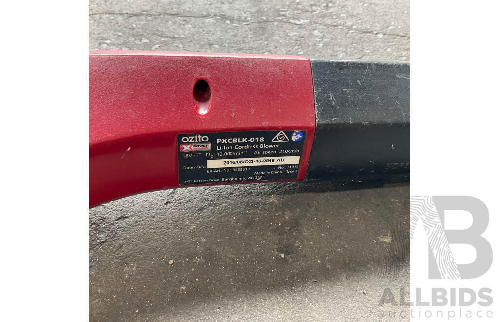 Victa Cut Push Mower & Assorted Ozito Power Tools