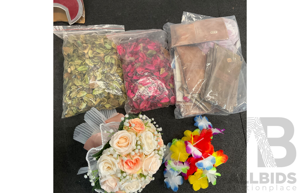 Mixed Lot - Wanderer Beach Cart & Assorted Decoration Items & Kids Craft, Books, Toys and Home Fragrance Potpourri and More
