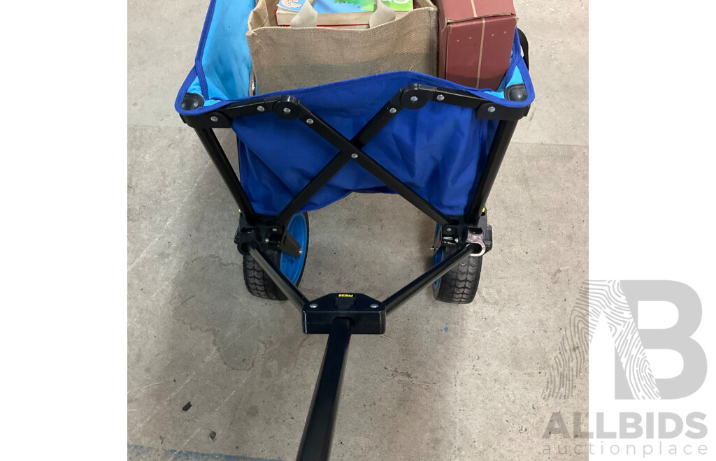 Mixed Lot - Wanderer Beach Cart & Assorted Decoration Items & Kids Craft, Books, Toys and Home Fragrance Potpourri and More