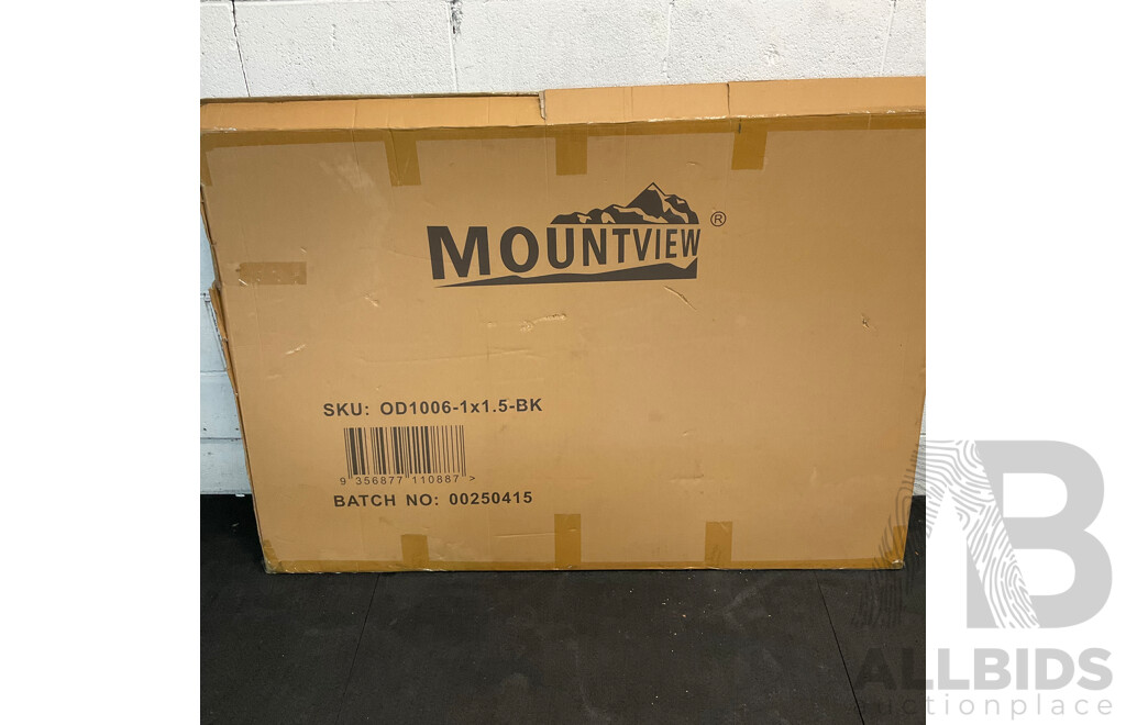 Mixed Lot - Mountview OD1006 Black 1x1.5M Conapy & Assorted House/Garage Cleaning Items and Repairs Parts