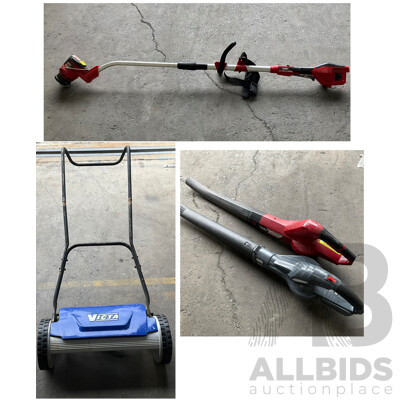 Victa Cut Push Mower & Assorted Ozito Power Tools