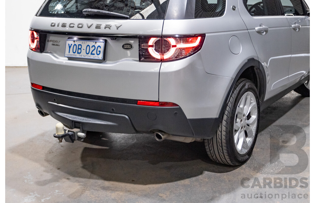12/2015 Land Rover Discovery Sport SD4 HSE (AWD) LC 4D Wagon Indus Silver Turbo Diesel 2.2L - 7 Seater