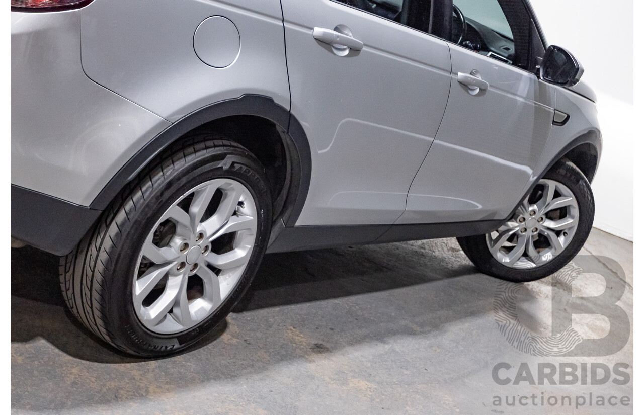 12/2015 Land Rover Discovery Sport SD4 HSE (AWD) LC 4D Wagon Indus Silver Turbo Diesel 2.2L - 7 Seater