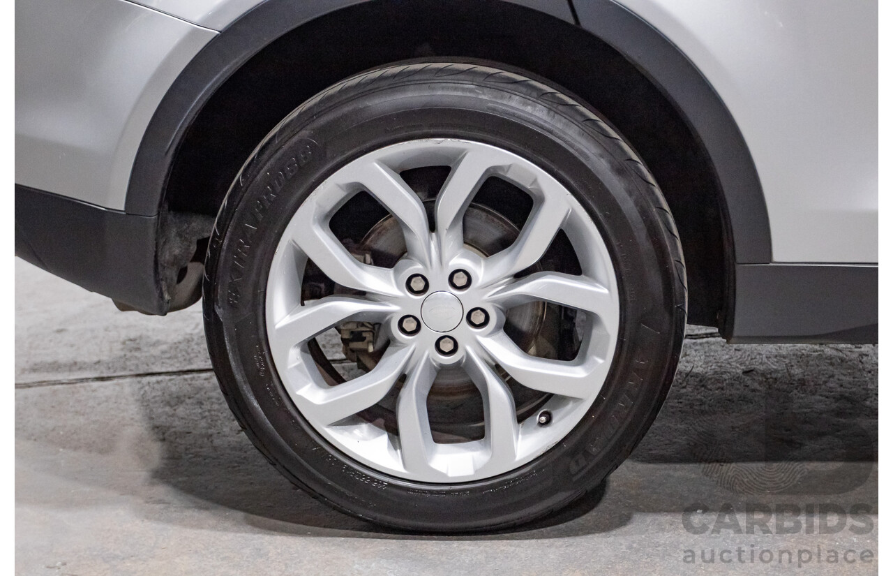 12/2015 Land Rover Discovery Sport SD4 HSE (AWD) LC 4D Wagon Indus Silver Turbo Diesel 2.2L - 7 Seater