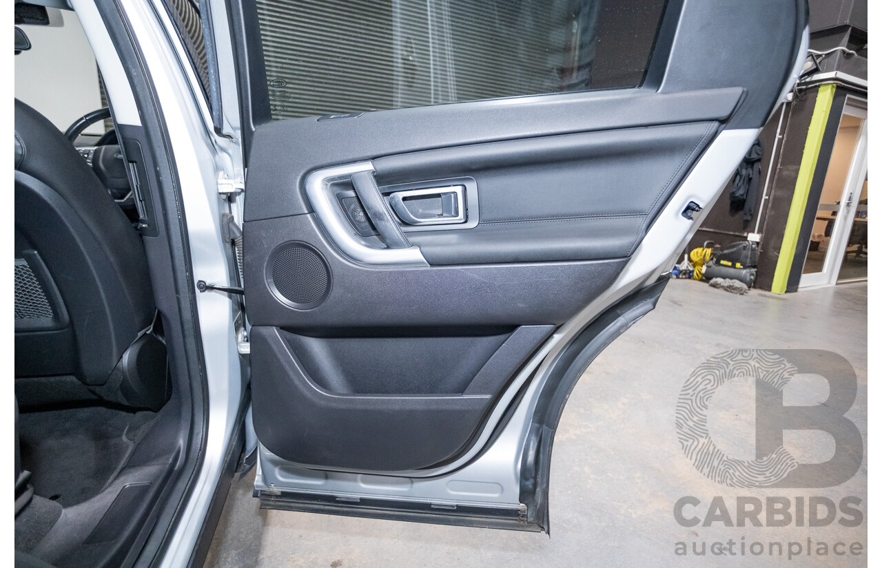 12/2015 Land Rover Discovery Sport SD4 HSE (AWD) LC 4D Wagon Indus Silver Turbo Diesel 2.2L - 7 Seater
