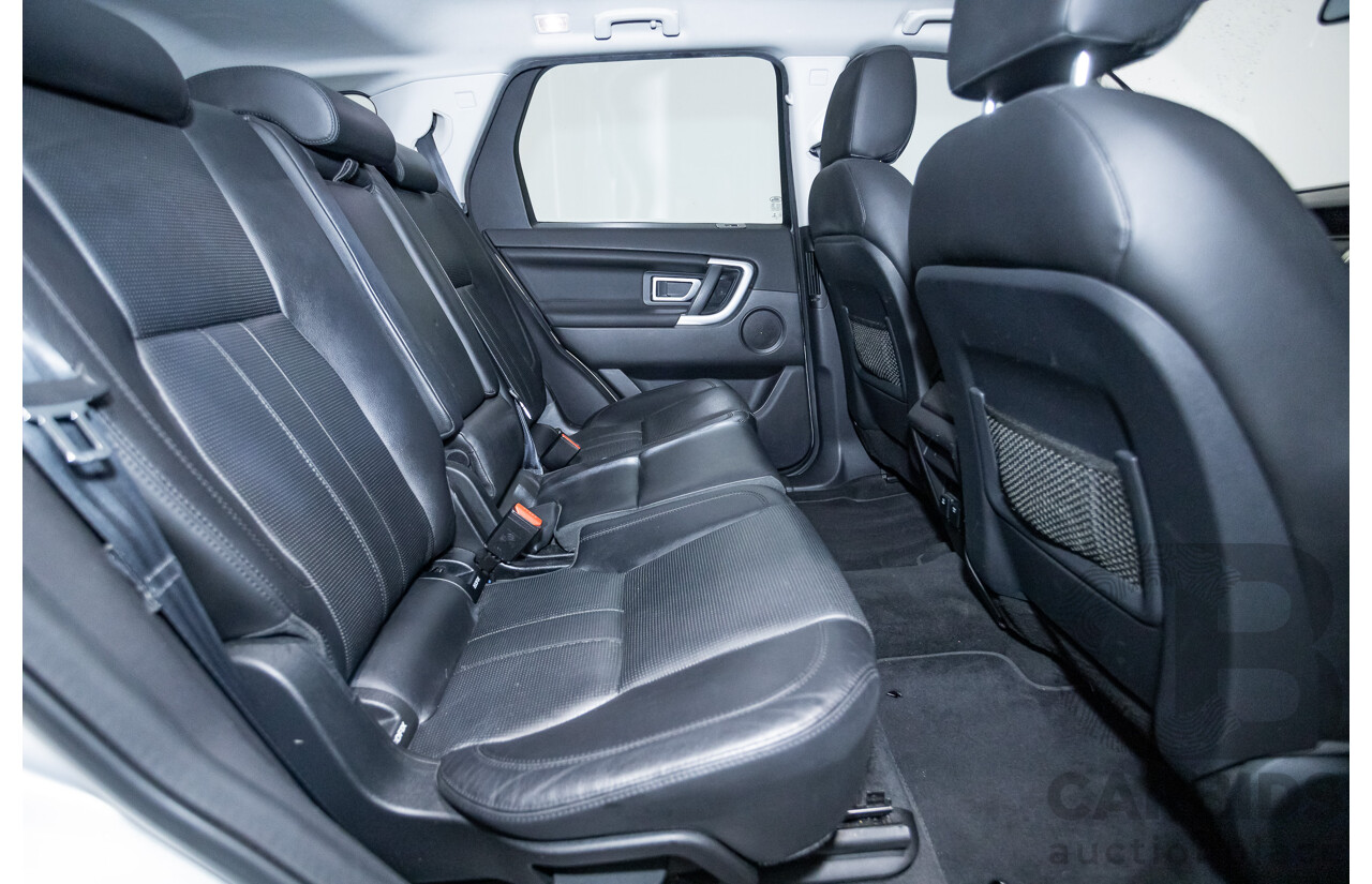12/2015 Land Rover Discovery Sport SD4 HSE (AWD) LC 4D Wagon Indus Silver Turbo Diesel 2.2L - 7 Seater