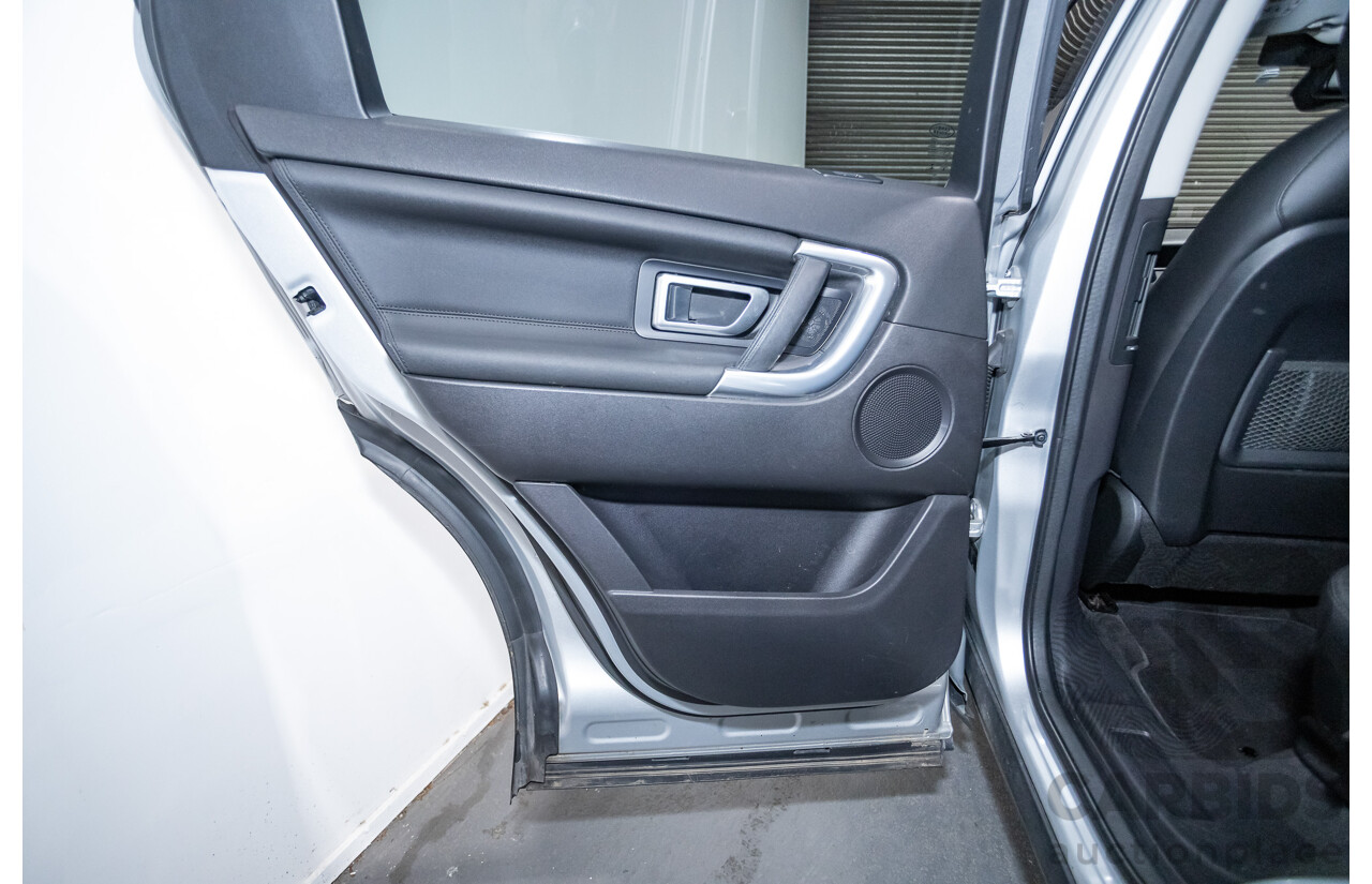 12/2015 Land Rover Discovery Sport SD4 HSE (AWD) LC 4D Wagon Indus Silver Turbo Diesel 2.2L - 7 Seater