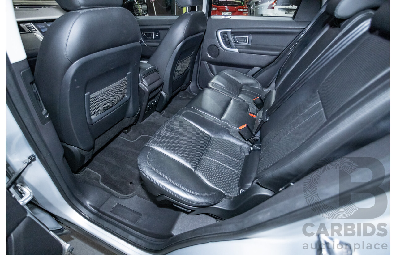 12/2015 Land Rover Discovery Sport SD4 HSE (AWD) LC 4D Wagon Indus Silver Turbo Diesel 2.2L - 7 Seater